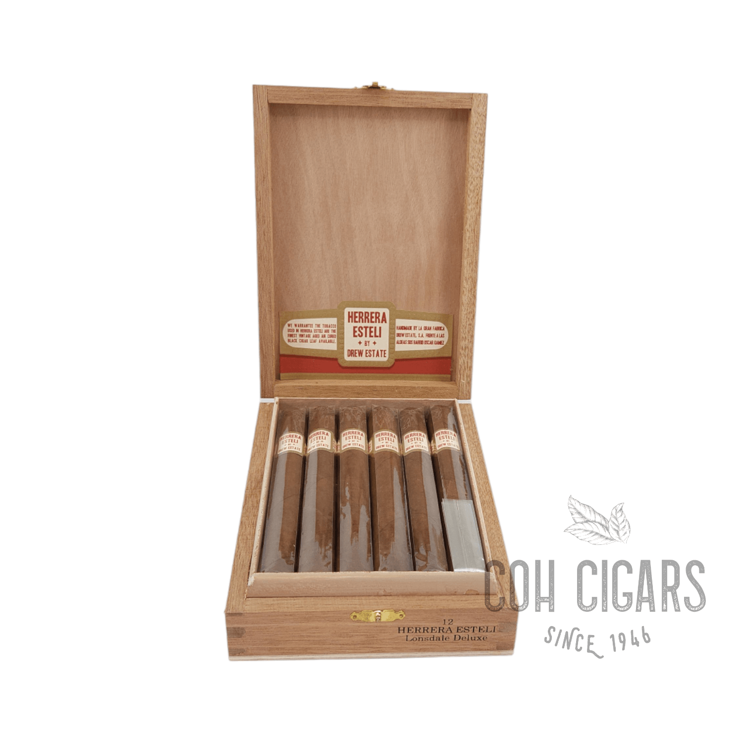 Drew Estate Cigar | Herrera Esteli Lonsdale Deluxe | Box 12 - hk.cohcigars