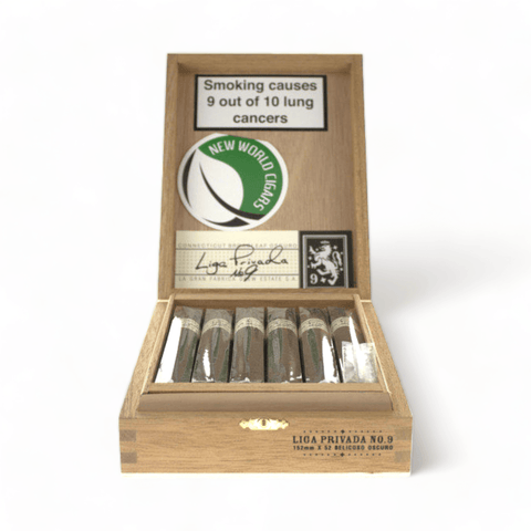 Drew Estate Cigars | Liga Privada | No 9 Belicoso Oscuro 6 x 52 | Box of 12 - hk.cohcigars