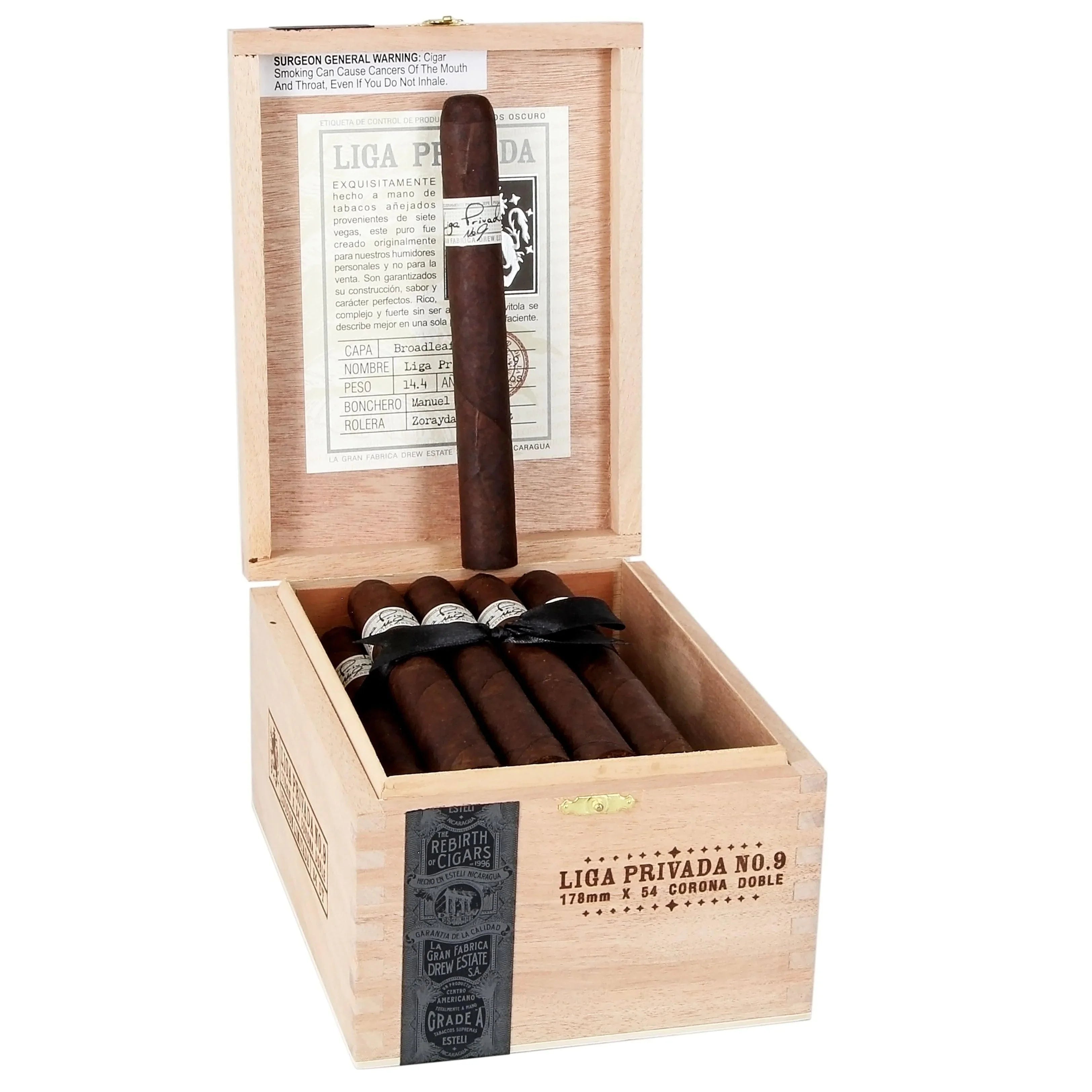 Drew Estate Drew Estate Cigar | Liga Privada No.9 Corona Doble | Box 24 – HK CohCigars