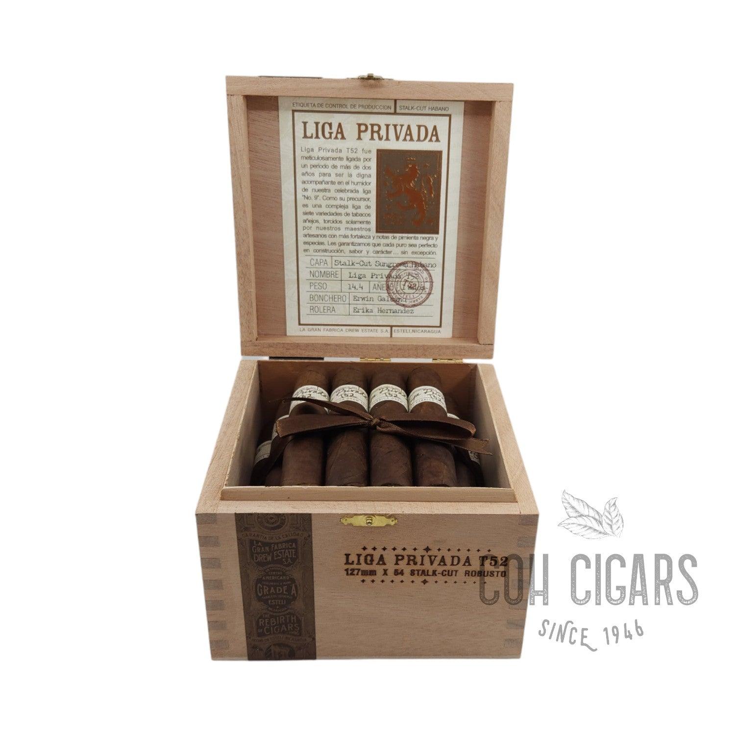 Drew Estate Cigar | Liga Privada T52 Stalk Cut Robusto | Box 24 - HK CohCigars