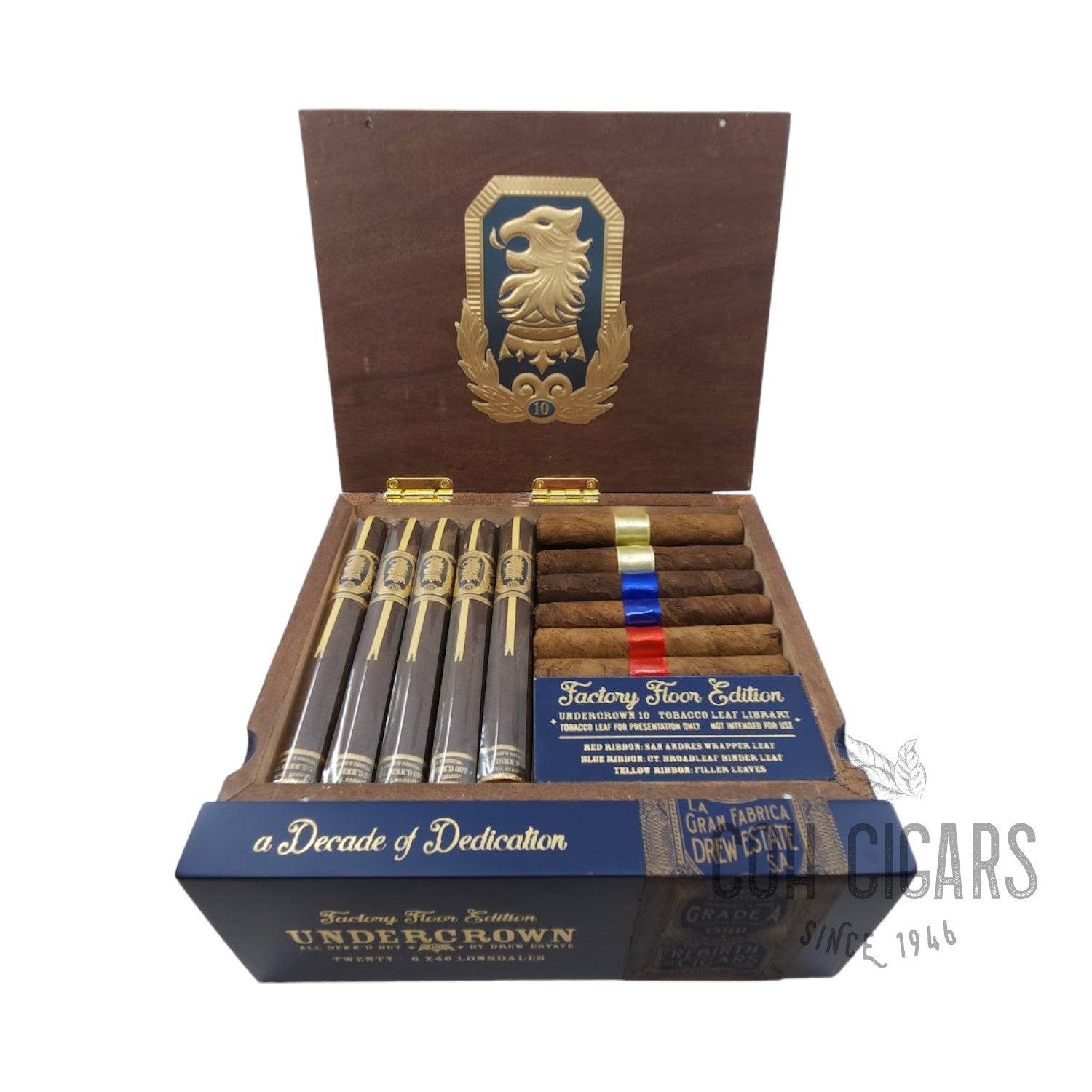 Drew Estate Cigar | Liga Undercrown 10 Factory Floor Edition Lonsdale | Box 20 - hk.cohcigars