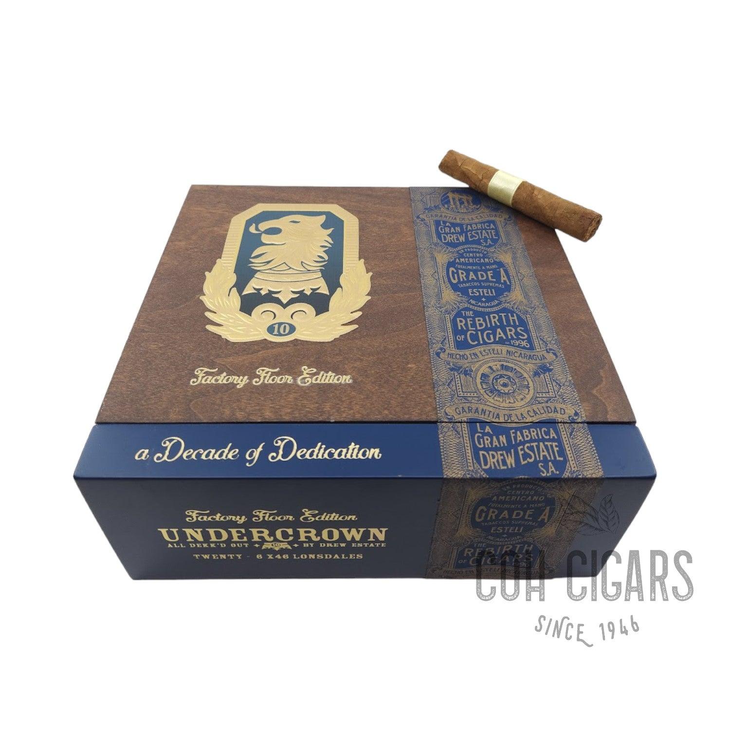 Drew Estate Cigar | Liga Undercrown 10 Factory Floor Edition Lonsdale | Box 20 - hk.cohcigars