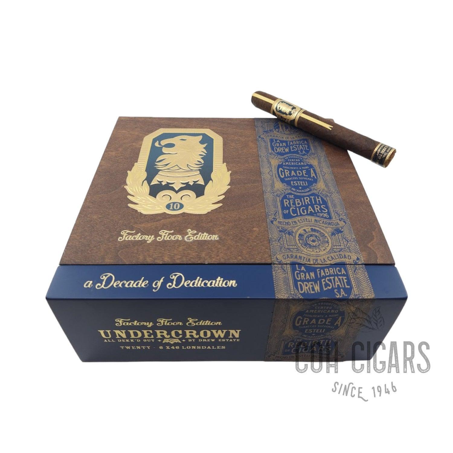 Drew Estate Cigar | Liga Undercrown 10 Factory Floor Edition Lonsdale | Box 20 - hk.cohcigars