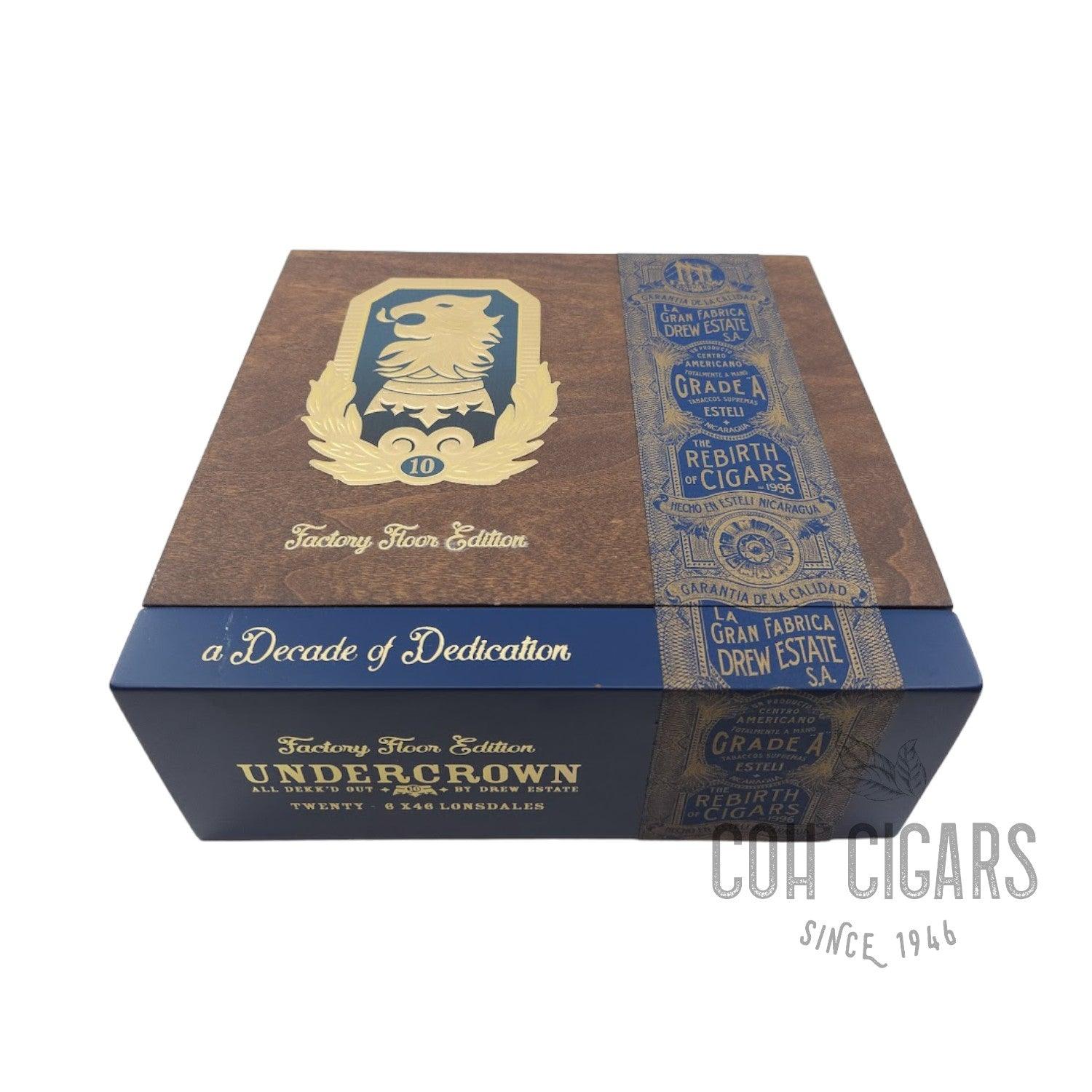 Drew Estate Cigar | Liga Undercrown 10 Factory Floor Edition Lonsdale | Box 20 - hk.cohcigars