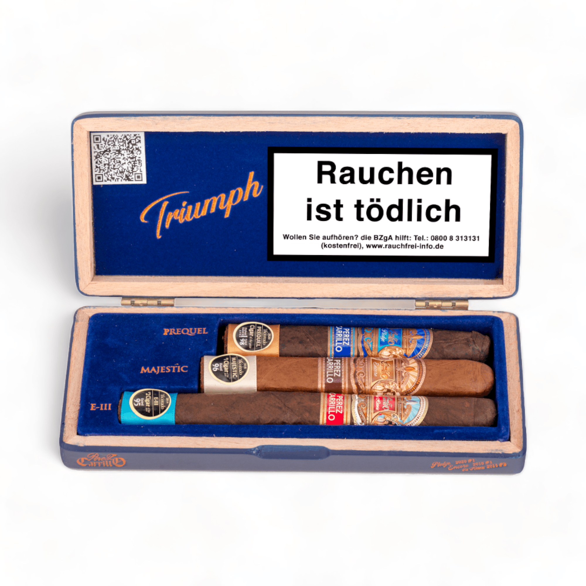 E.P. Carrillo Cigars | Triumph (Prequel+ Majestic+ E-III) Sampler | Box of 3 - hk.cohcigars