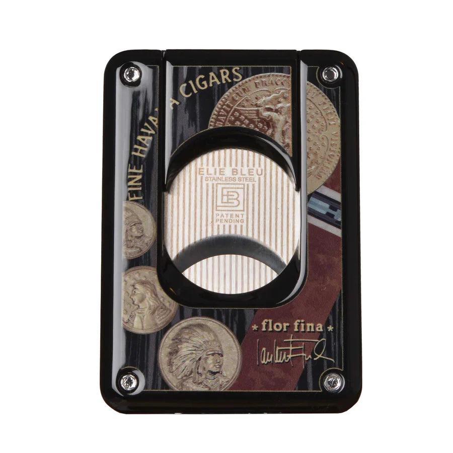 ELIE BLEU Cigar cutter Medals Black - HK CohCigars