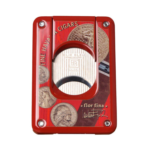ELIE BLEU Cigar cutter Medals Red - HK CohCigars
