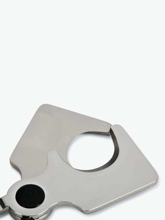ELIE BLEU Cigar Cutter Stainless EBC-3 Black Button / Black Etched Handles - HK CohCigars