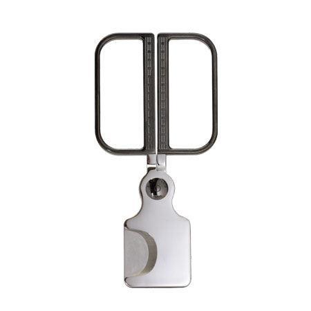 ELIE BLEU Cigar Cutter Stainless EBC-3 Black Button / Black Etched Handles - HK CohCigars