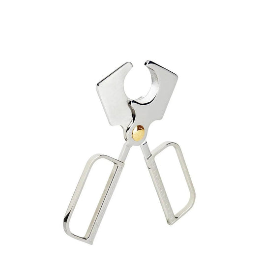 ELIE BLEU Cigar Cutter Stainless EBC-3 Gold Button / Etched handles - HK CohCigars