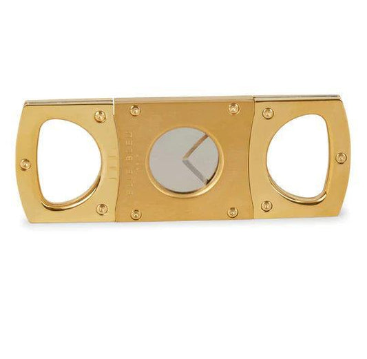 ELIE BLEU Cigar Cutter Stainless Steel Golden Polished / Satin - HK CohCigars