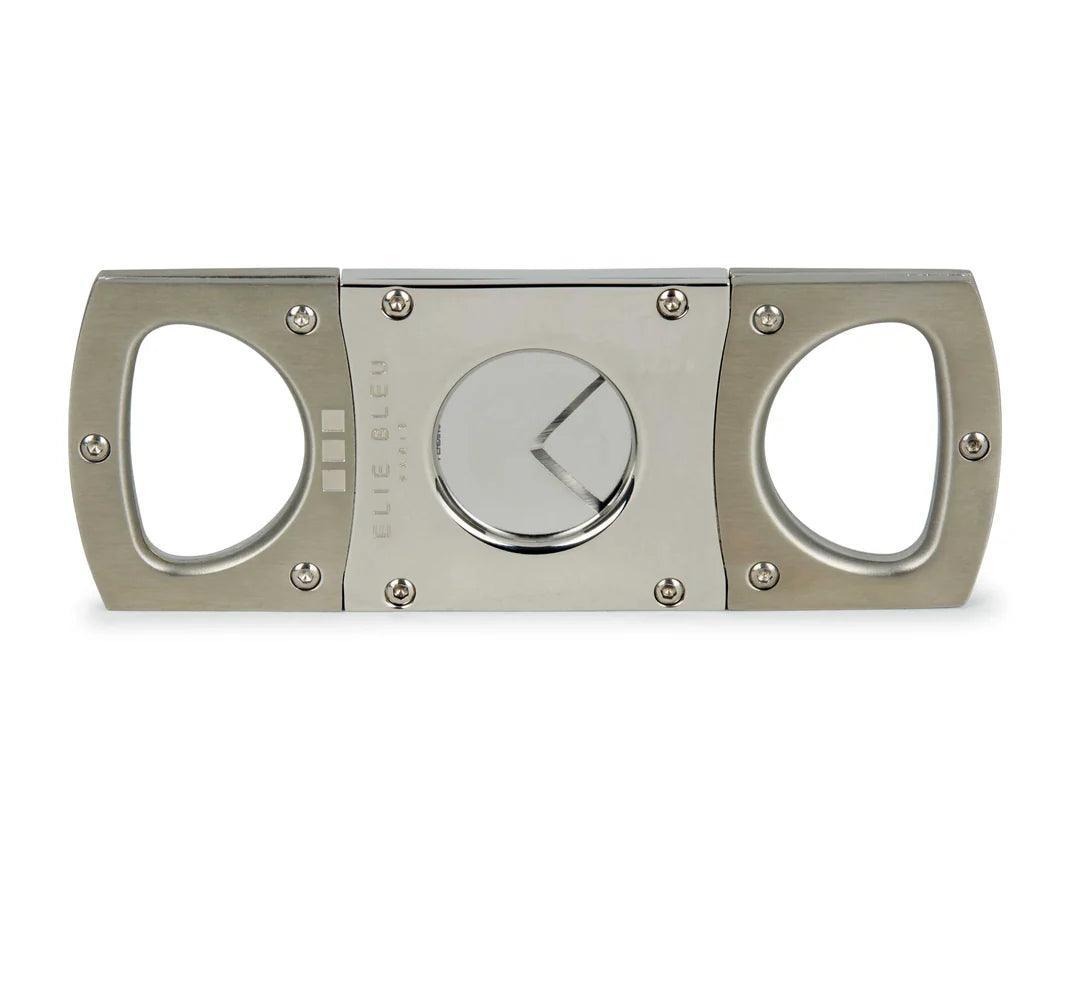 ELIE BLEU Cigar Cutter Stainless Steel Polished / Satin - HK CohCigars