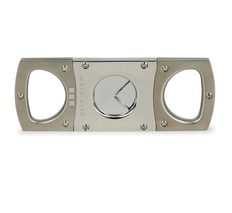 ELIE BLEU Cigar Cutter Stainless Steel Polished / Satin - HK CohCigars
