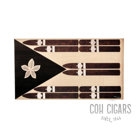 ELIE BLEU Cigar Humidor Coffret 110 cig. "Cuban Flag Cigars" sycomore natural N°175/259 - HK CohCigars -雪茄