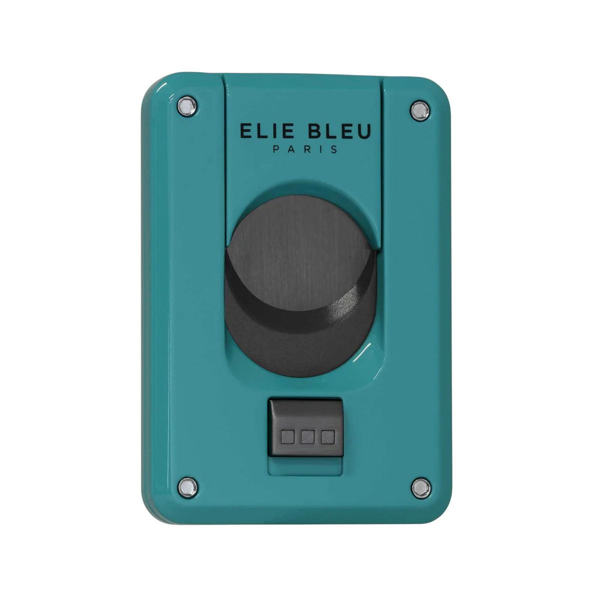 ELIE BLEU EBC4 Cigare-cutter Blue Lacquer Black Blade - hk.cohcigars
