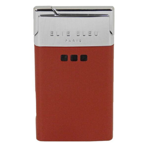 ELIE BLEU J-11 Cigar Jet Flame Lighter Red Lacquer - HK CohCigars