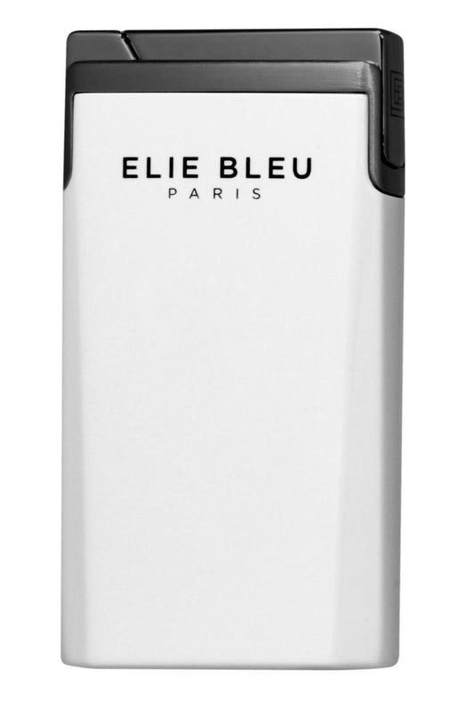 ELIE BLEU J-15 Cigar Jet Flame Lighter Grey Lacquer Gunmetal - HK CohCigars