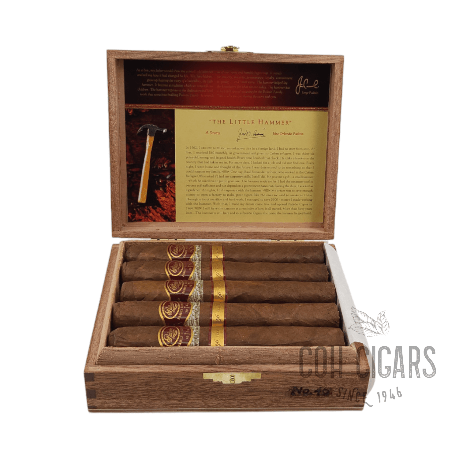 Family Reserve 46 Natural | Box 10 | Padron Cigars - HK CohCigars -雪茄