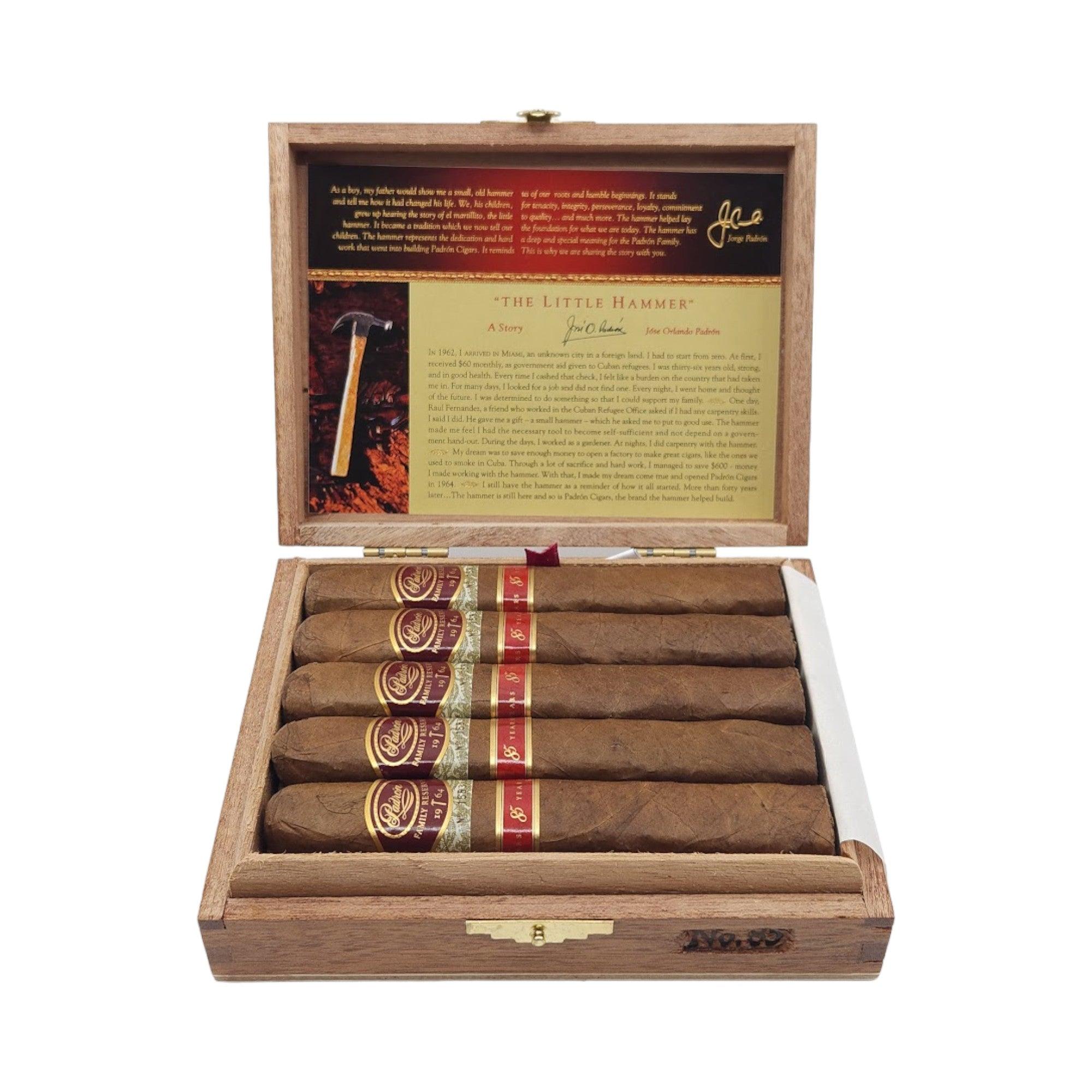 Family Reserve 85 Natural | Box 10 | Padron Cigars - HK CohCigars -雪茄