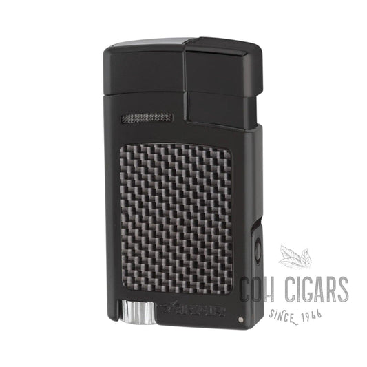 Forte Single Lighter - Carbon Fiber Black | 1 PC | Xikar lighter - HK CohCigars -雪茄