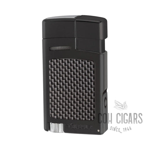 Forte Single Lighter - Carbon Fiber Black | 1 PC | Xikar lighter - HK CohCigars -雪茄