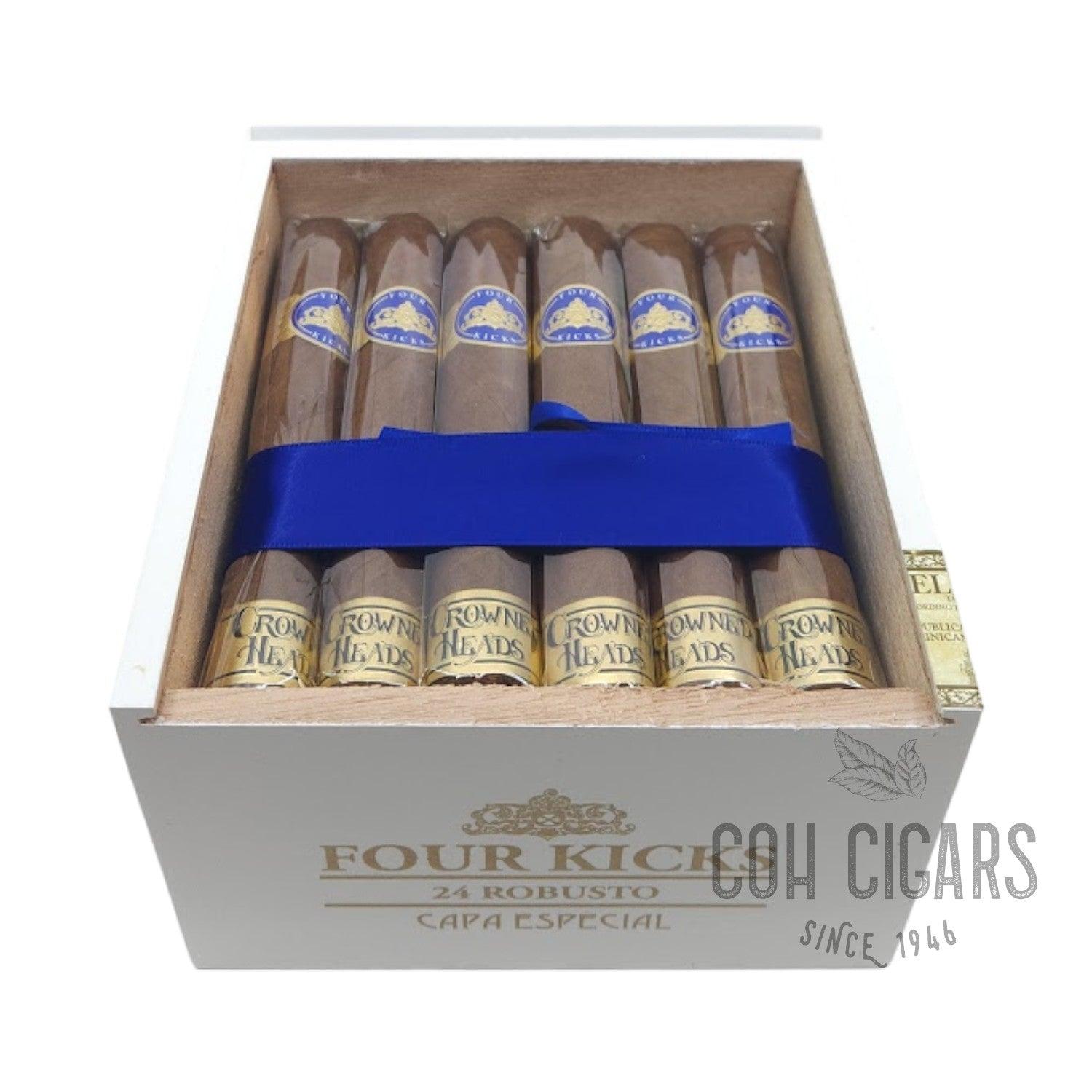 Four Kicks Capa Especial Robusto | Box 24 | Crowned Heads cigar - HK CohCigars