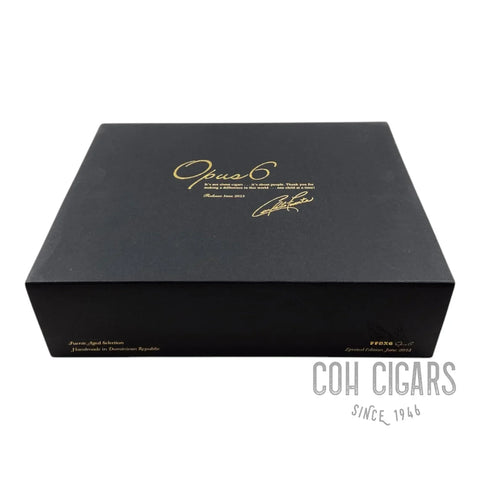 Fuente Fuente Opus 6 June 2023 Oro Oscuro | Box 6 | Arturo Fuente Cigars