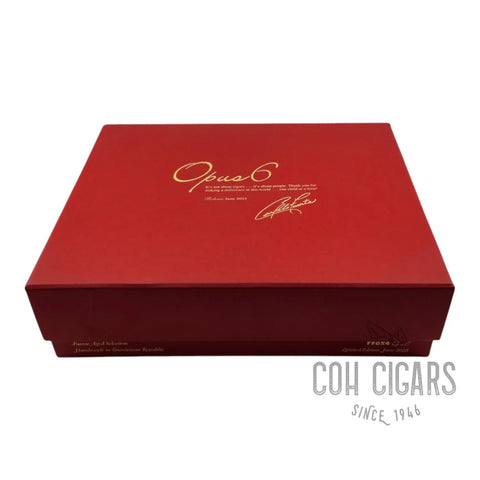 Fuente Fuente Opus 6 June 2023 Oro Oscuro | Box 6 | Arturo Fuente Cigars