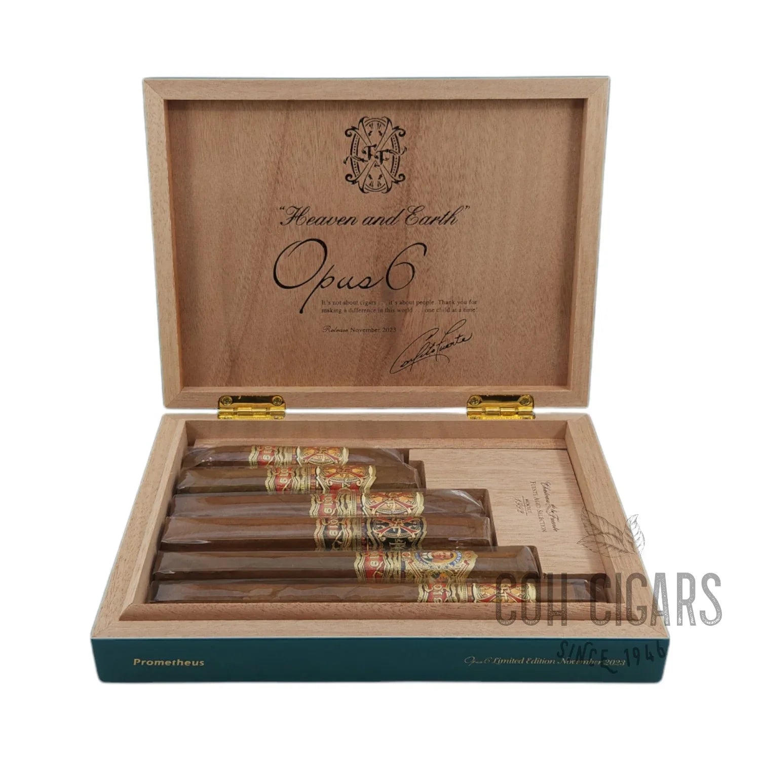 Fuente Fuente Opus 6 Nov 2023 Blue | Box 6 | Arturo Fuente Cigars - HK CohCigars -雪茄