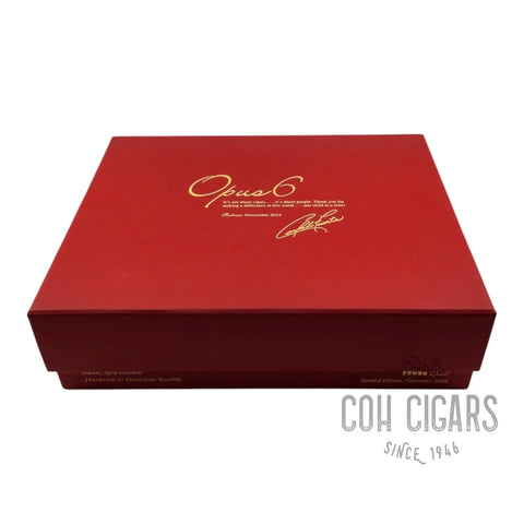 Fuente Fuente Opus 6 Nov 2023 Oro Oscuro | Box 6 | Arturo Fuente Cigars
