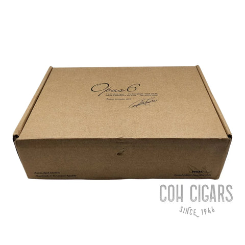 Fuente Fuente Opus 6 Nov 2023 Oro Oscuro | Box 6 | Arturo Fuente Cigars