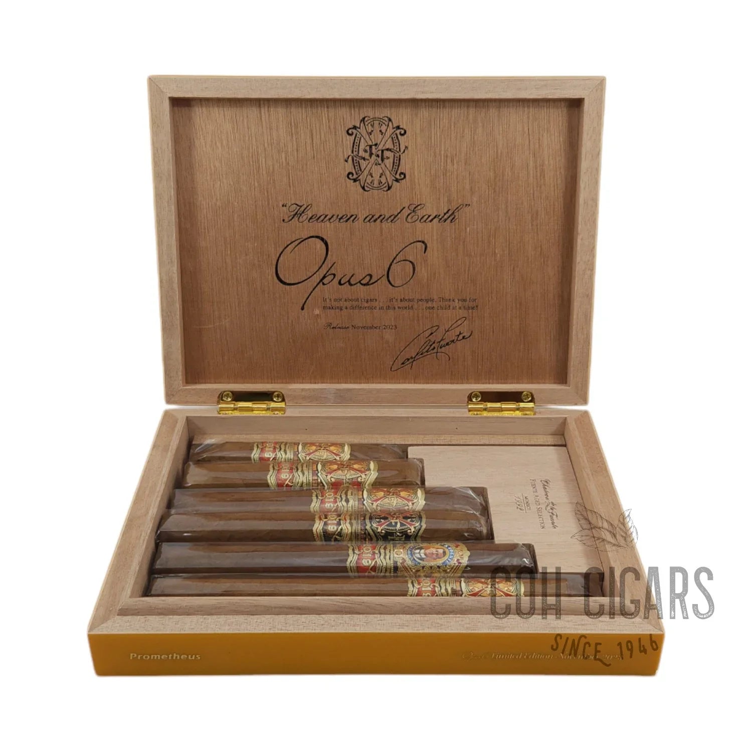 Fuente Fuente Opus 6 Nov 2023 Yellow | Box 6 | Arturo Fuente Cigars - HK CohCigars -雪茄