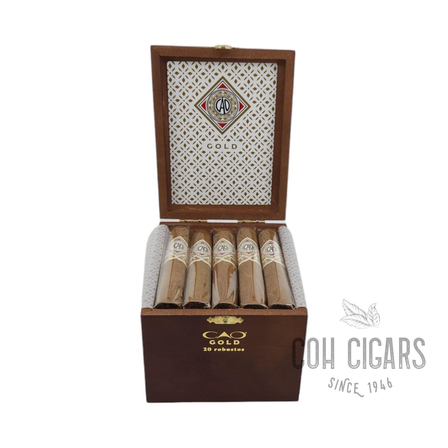 Gold Robustos | Box 20 | CAO Cigars - HK CohCigars -雪茄