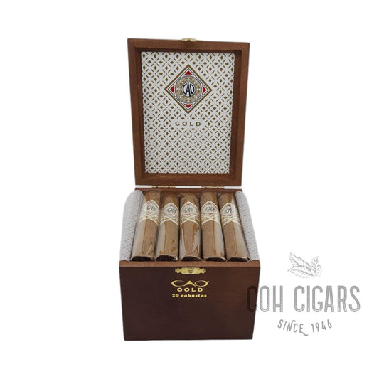 Gold Robustos | Box 20 | CAO Cigars - HK CohCigars -雪茄
