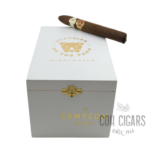 Guardian Of The Farm Night Watch Campeon Cabinet | Box 25 | Aganorsa Leaf Cigars