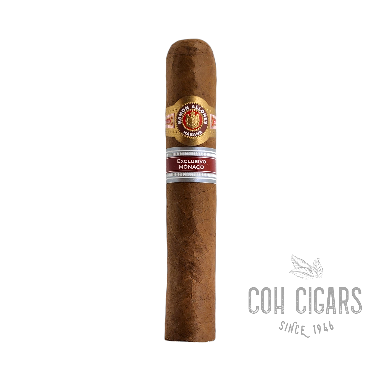 HK CohCigars Ramon Allones Casino 古巴雪茄，帶有精緻標籤與深棕色菸葉，呈現優質捲製工藝。
