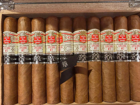Hoyo de Monterrey Epicure 2 Circa 2018 | Epicure No.2 Reserva Cosecha 2012 | Box 20 | Hoyo de Monterrey cigar (Display model - No outer box, no felt cover) - HK CohCigars -雪茄