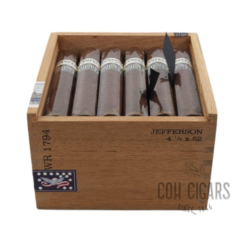 Intemperance Whiskey Rebellion Jefferson 4 1/2x52 | Box 24 | Roma Craft cigar - HK CohCigars
