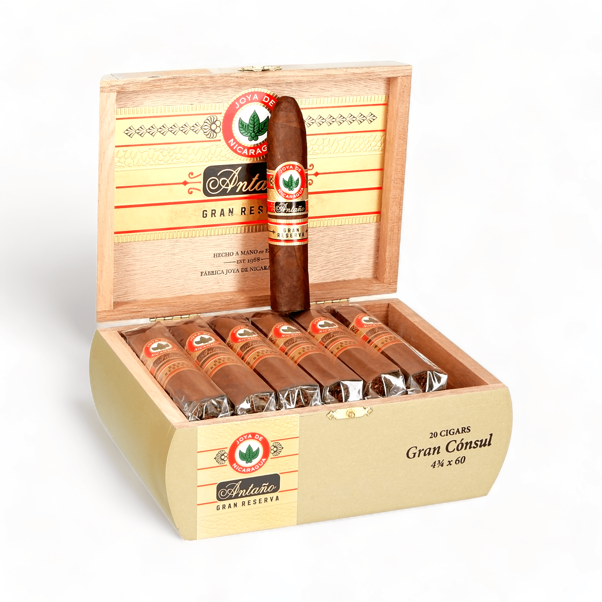 Joya De Nicaragua Cigars | Antano Gran Reserva Gran Consul | Box of 20 - hk.cohcigars
