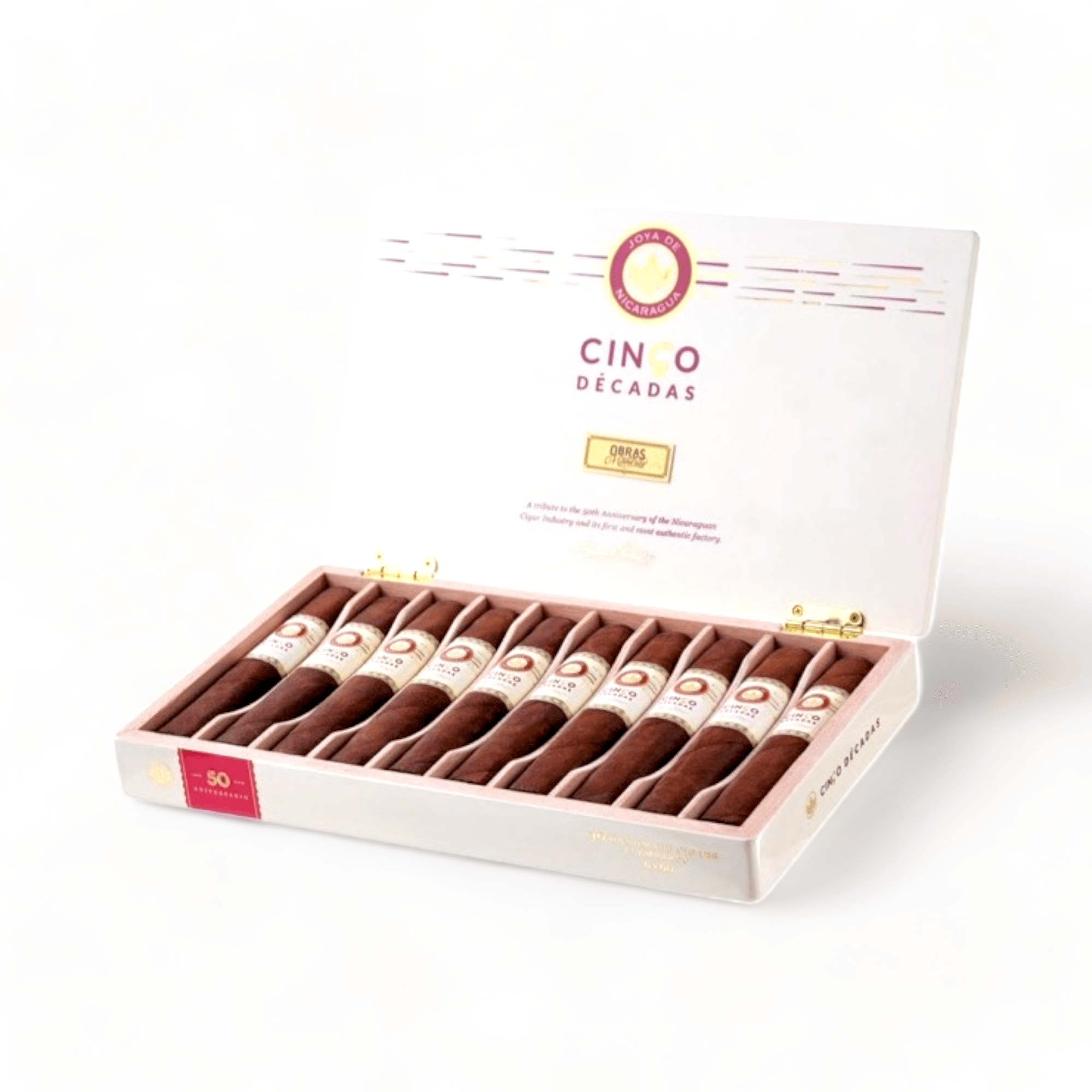 Joya De Nicaragua Cigars | Cinco Decadas El Embargo | Box of 10 - hk.cohcigars