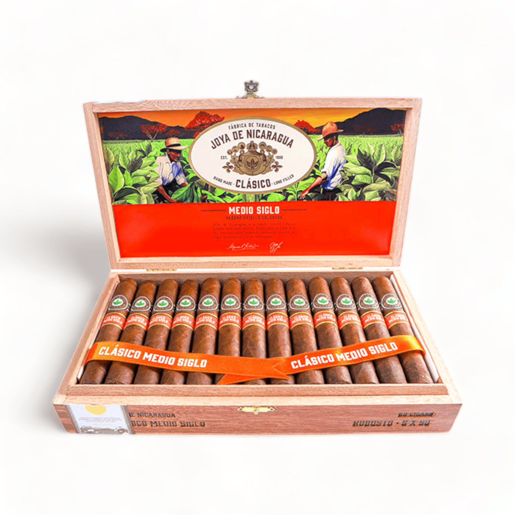 Joya De Nicaragua Cigars | Clasico Medio Siglo Robusto | Box of 25 - hk.cohcigars
