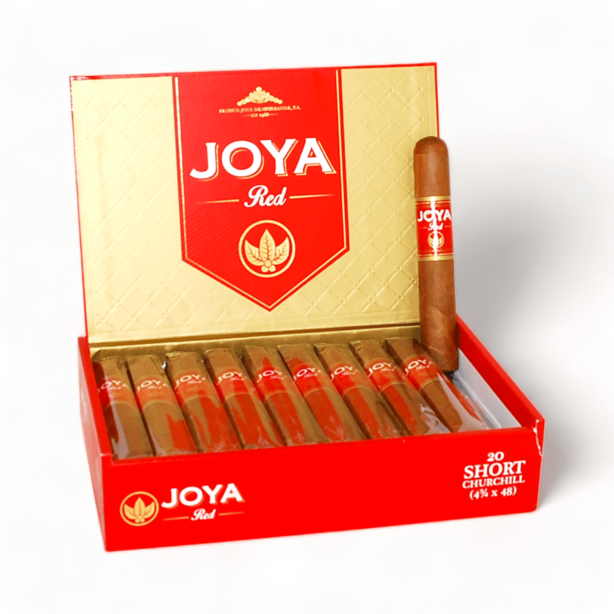 Joya De Nicaragua Cigars | Red Short Churchill | Box of 20 - hk.cohcigars