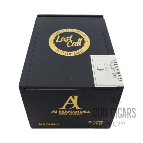 Last Call Maduro Pequenas | Box 25 | AJ Fernandez Cigars