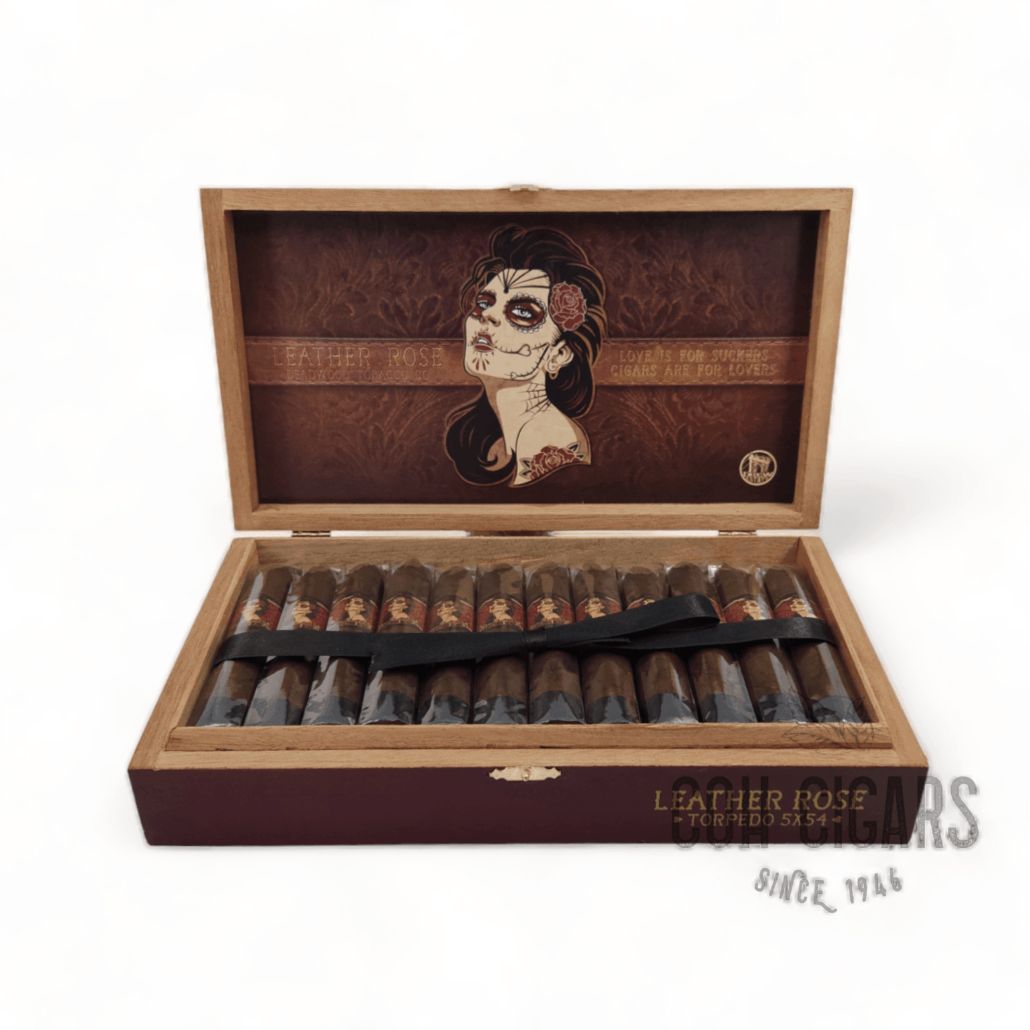 Leather Rose Torpedo | Box 24 | Deadwood cigar - HK CohCigars