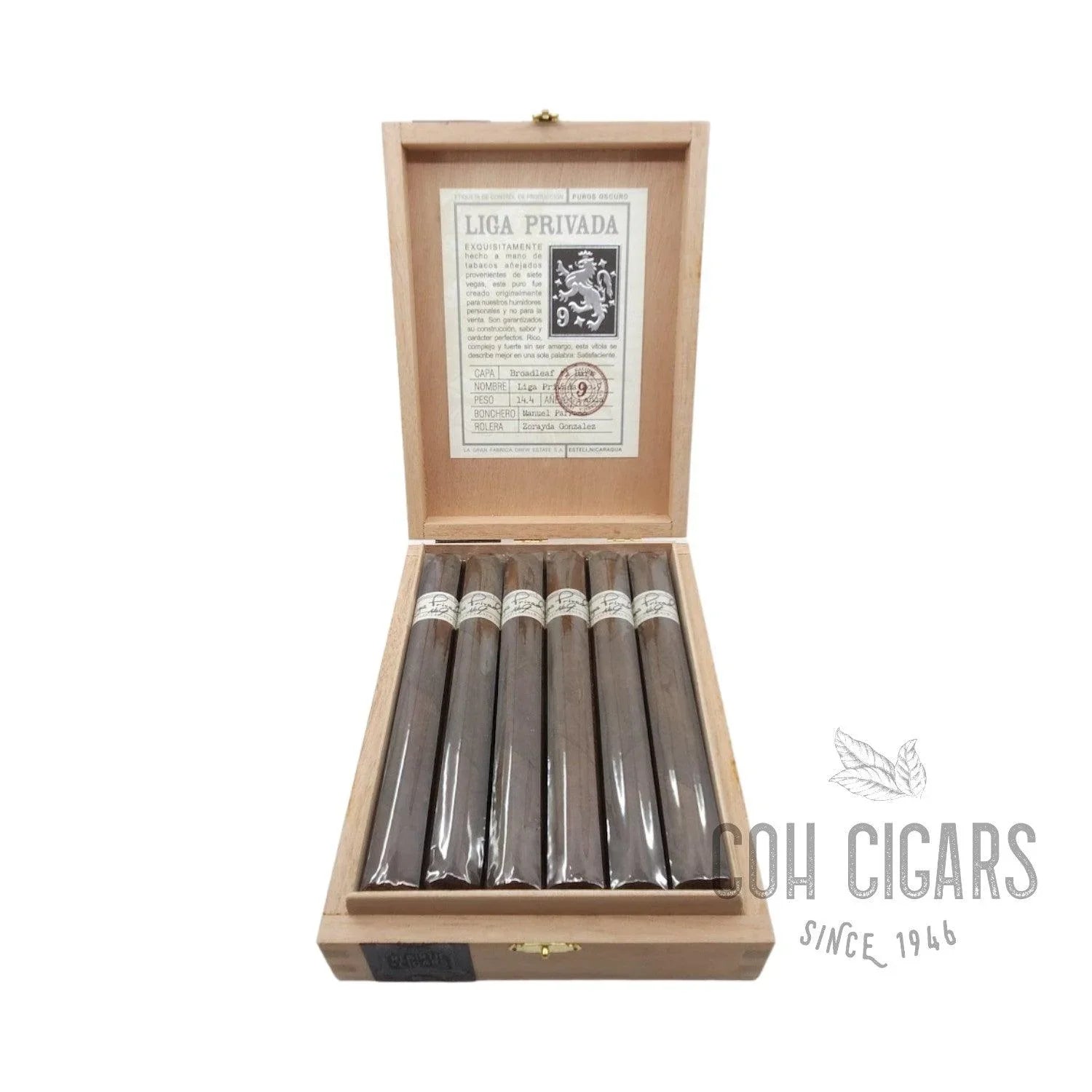 Liga Privada No.9 Corona Doble | Box 12 | Drew Estate Cigars - HK CohCigars -雪茄