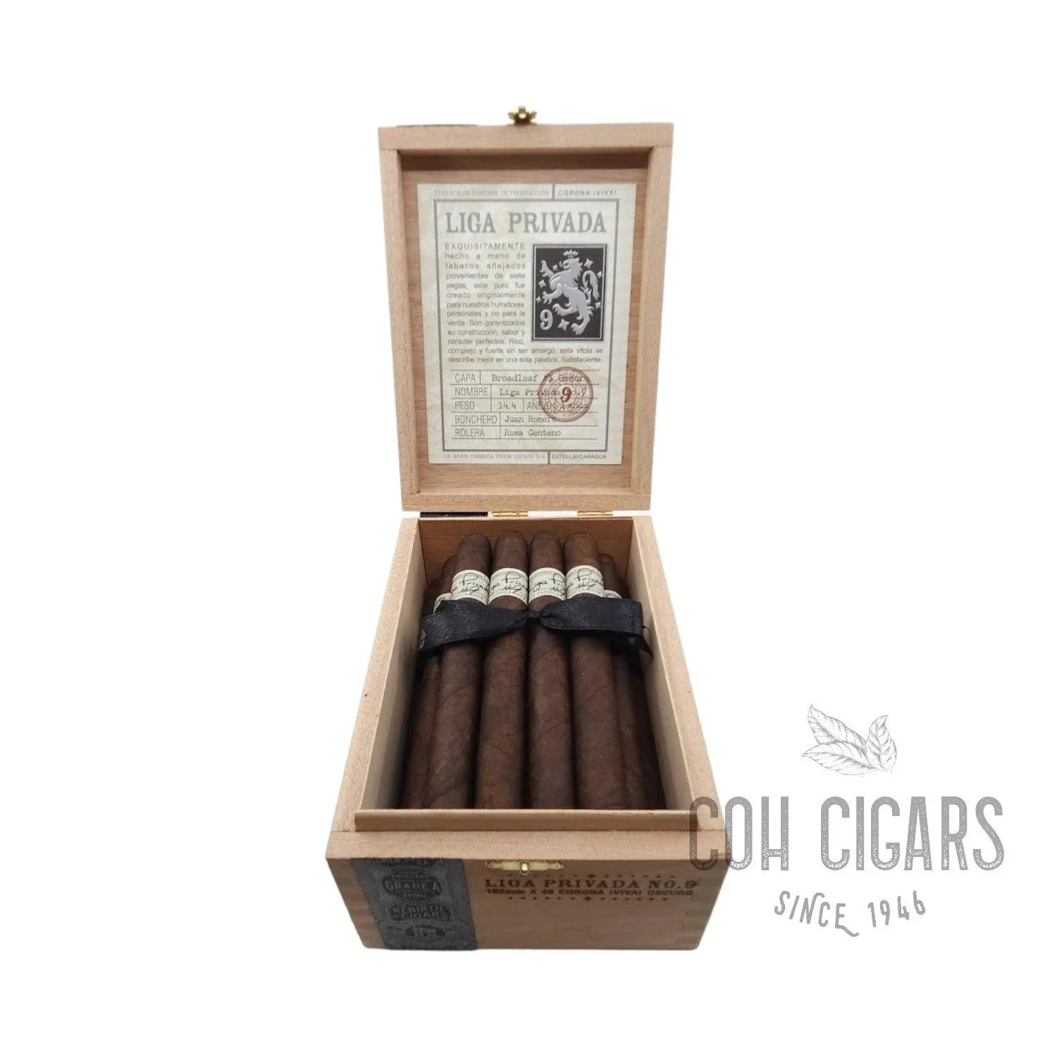 Liga Privada No.9 Corona Viva | Box 24 | Drew Estate Cigars - HK CohCigars -雪茄