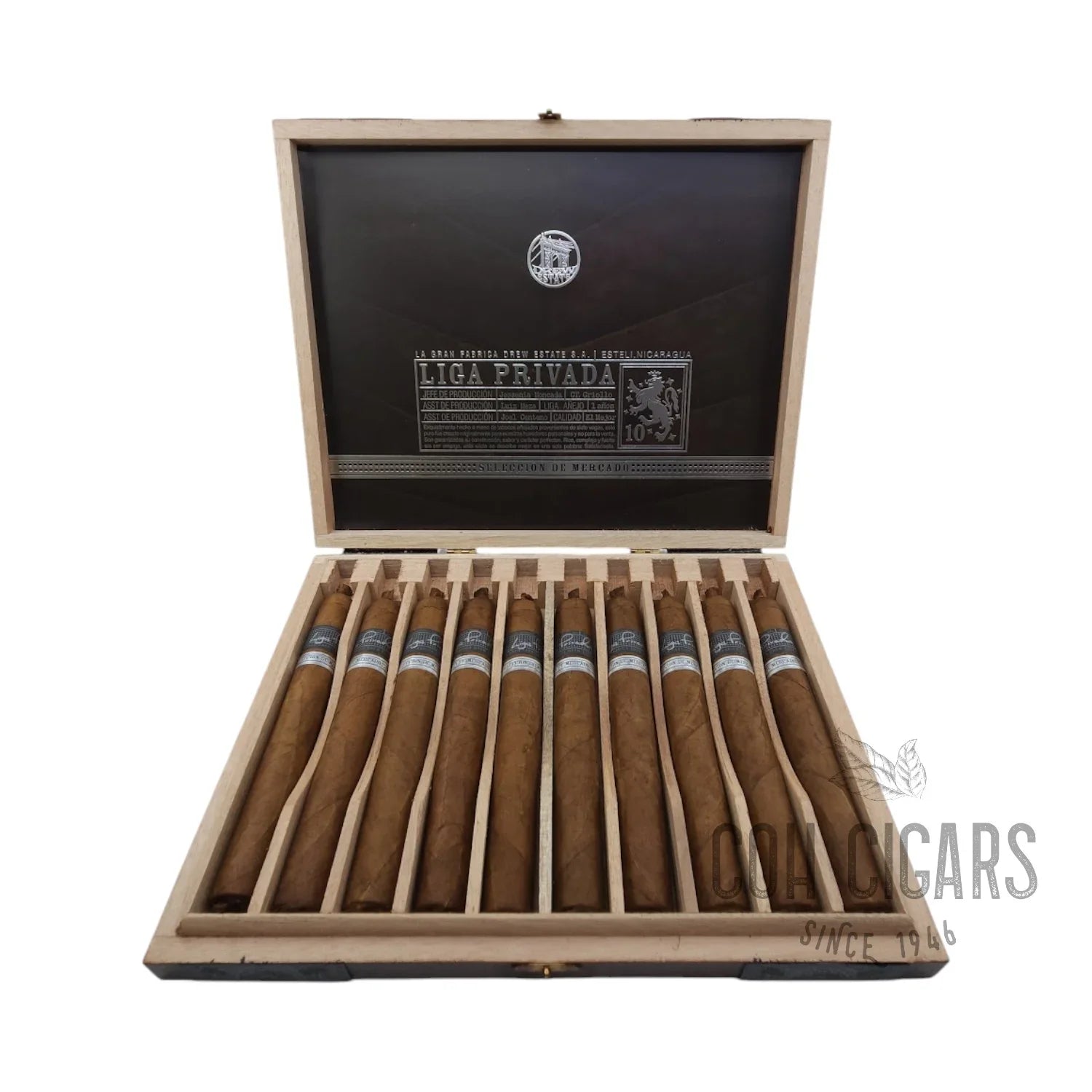 Liga Privada Seleccion De Mercado Corona Double | Box 10 | Drew Estate Cigars - HK CohCigars -雪茄