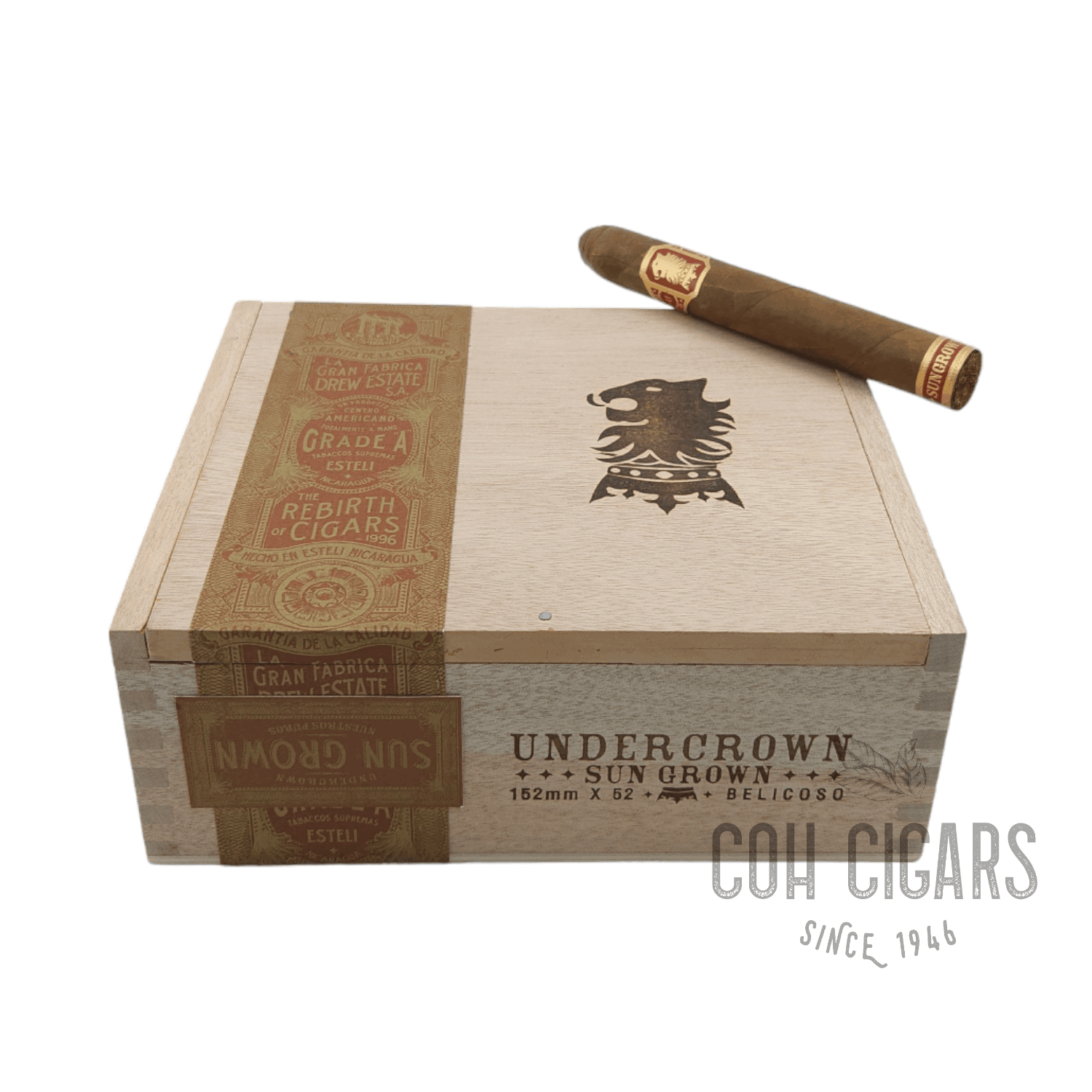 Liga Undercrown Sun Grown Belicoso | Box 25 | Drew Estate Cigars - HK CohCigars -雪茄