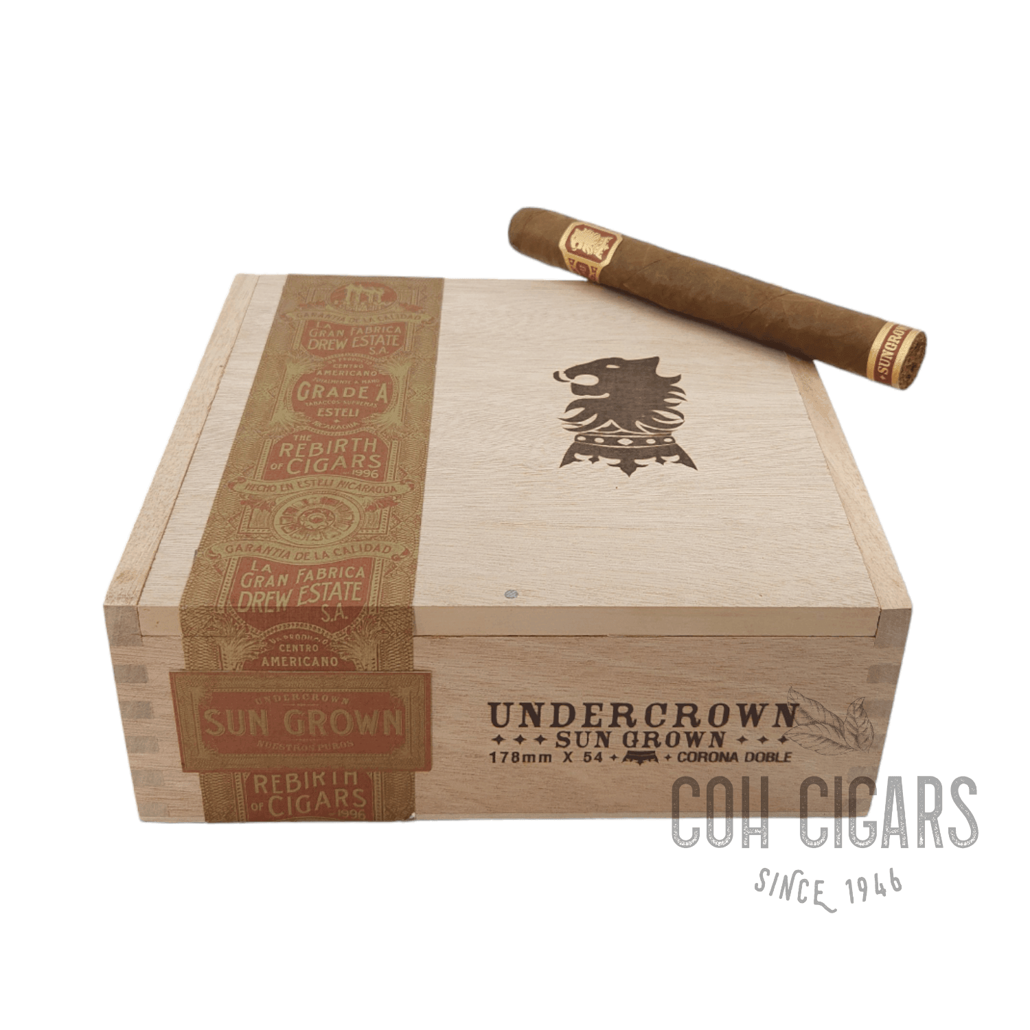 Liga Undercrown Sun Grown Corona Doble | Box 25 | Drew Estate Cigars - HK CohCigars -雪茄