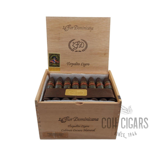 Ligero Cabinet Torpedito Oscuro Natural | Box 40 | La Flor Dominicana cigar - HK CohCigars